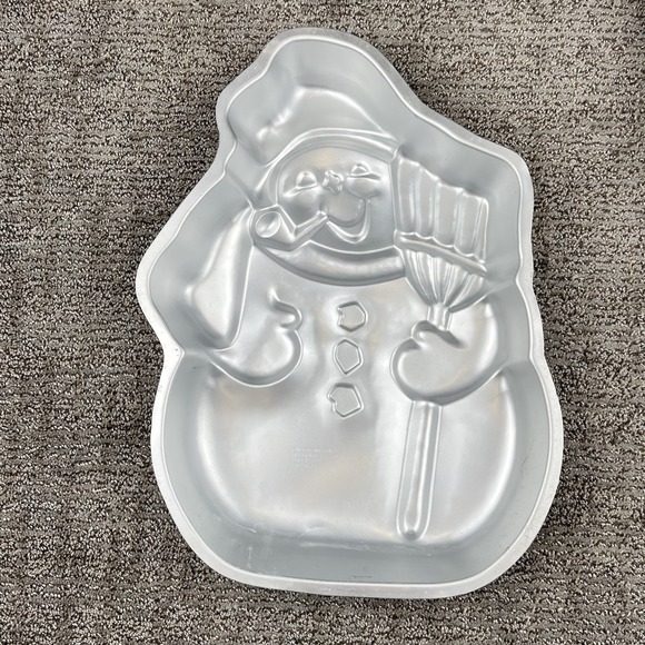 Wilton Christmas Holiday Cake Pan Mold Set - Snowman Tree Snowflake Vintage - Picture 2 of 13